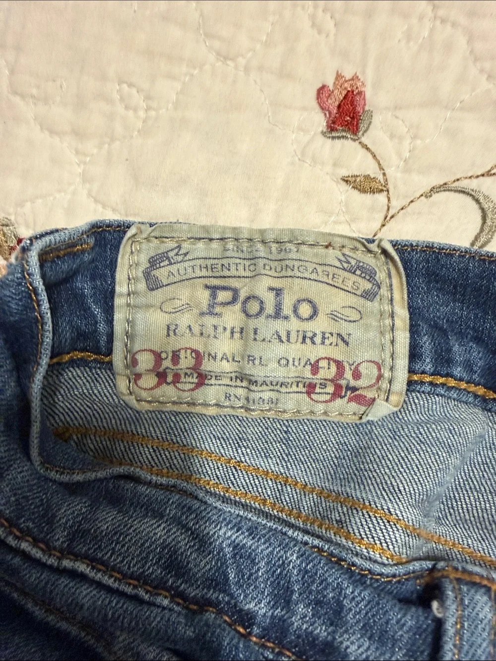 Polo by Ralph Lauren Men's Slim Straight Jeans - Dark Blue